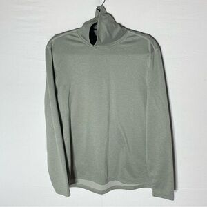MEC Mountain Equipment Co Op Grey Long Sleeve Turtleneck Shirt L